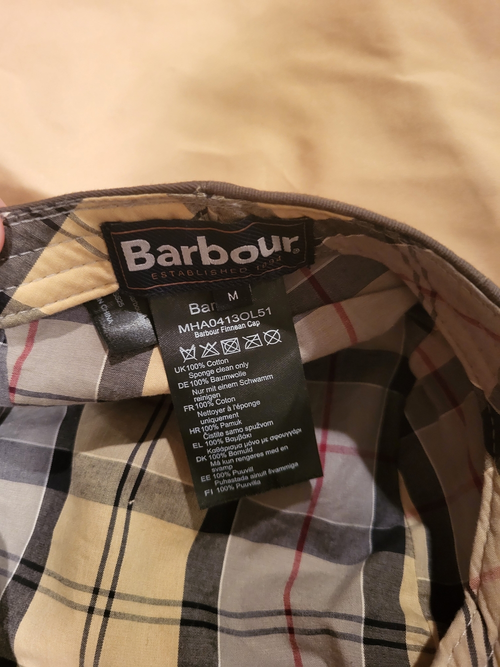 3 Barbour Flat Caps Brown - Picture 8 of 9
